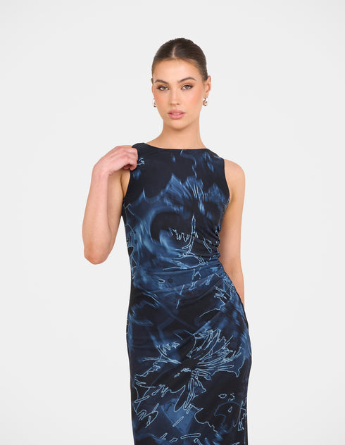 Kiev Mesh Maxi Dress